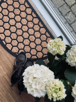 Dørmåtte - BIKUBE halvmåne