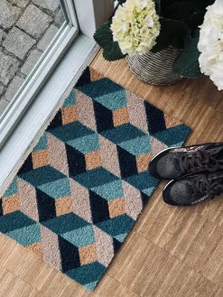 Dørmåtte - Grafisk kokos 40x60cm