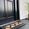 Dørmåtte - Gummi og kokos ZIG ZAG 45x75