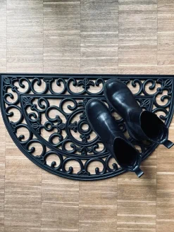 Dørmåtte - Halvmåne ornament