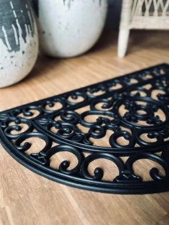 Dørmåtte - Halvmåne ornament