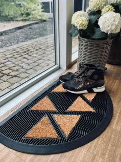 Dørmåtte - Halvmåne ZIG ZAG