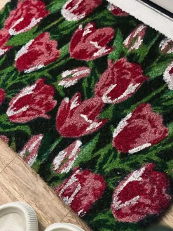 Dørmåtte - Tulipan rosa