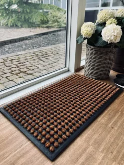 Dørmåtte DOTS Natur - 45x75cm