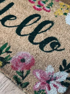 Dørmåtte Hello Flora