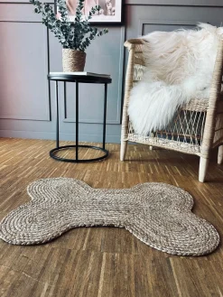 Dørmåtte i jute - Kødben 50x70cm