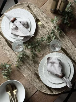 Dørmåtte Jute Oval