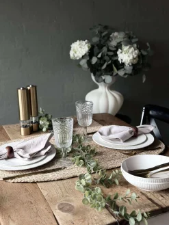 Dørmåtte Jute Oval