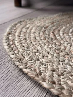 Dørmåtte Jute Oval