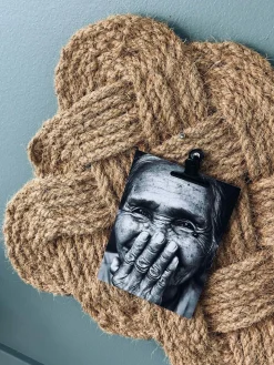 Dørmåtte knude Jute 45x75