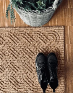 Dørmåtte kokosfibre 60x90 cm