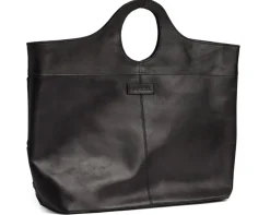Eksklusiv håndflettet shopper - Black