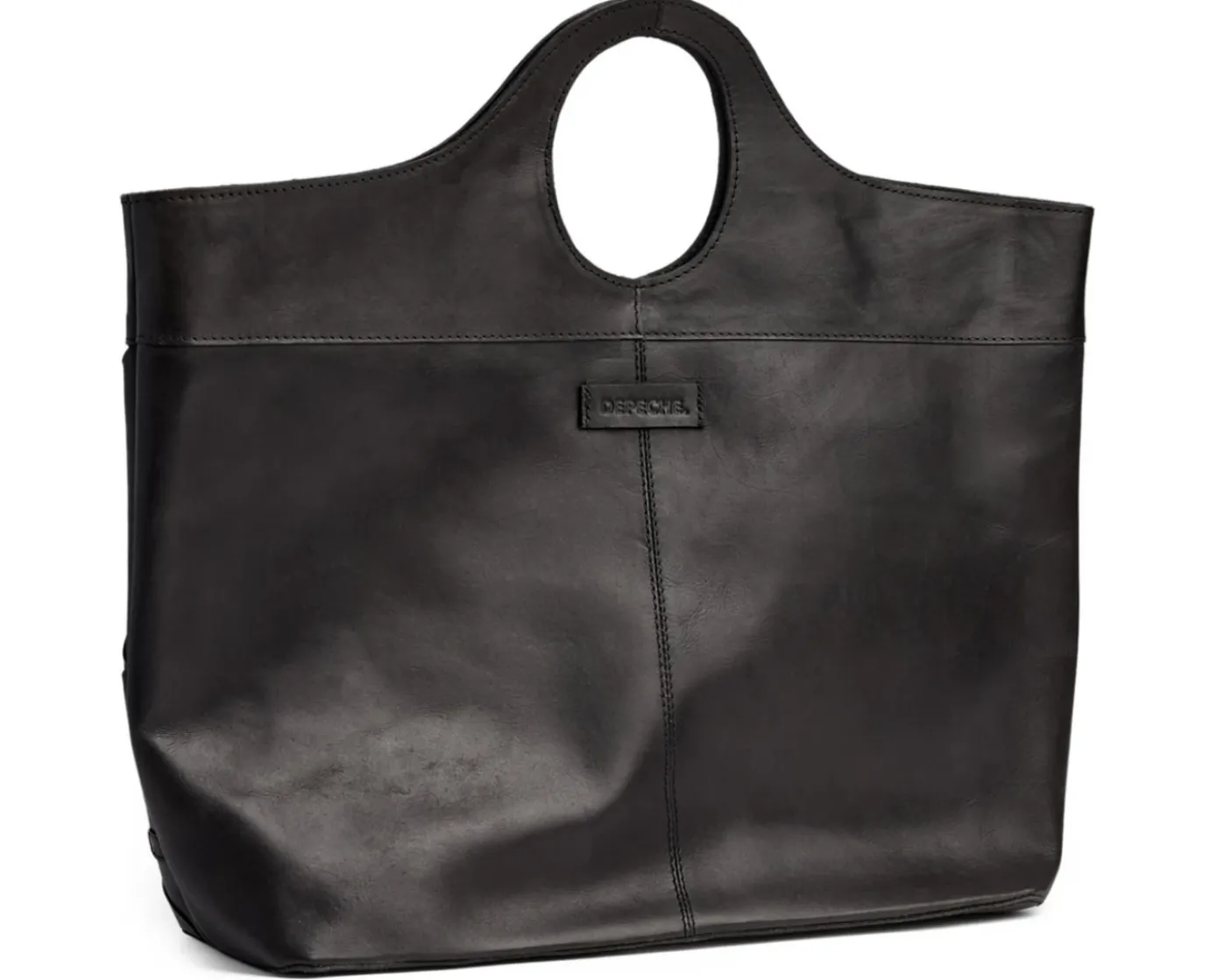 Eksklusiv håndflettet shopper - Black