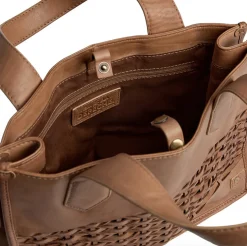 Elegant håndtaske - Camel