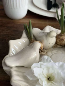 Fad med fugle – White