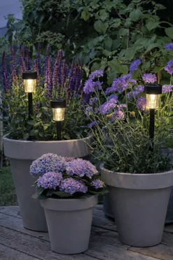 Fakkel Effekt Black – Sæt med 4 stk