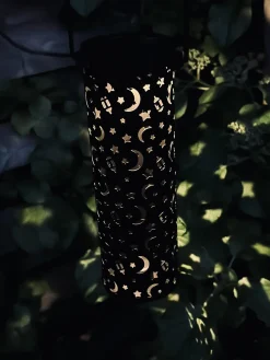 Fakkel med solceller – 2 stk STARS & MOON