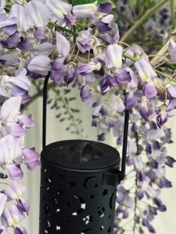 Fakkel med solceller – 2 stk STARS & MOON