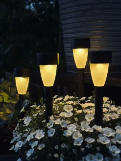 Fakkel med solceller – Sæt med 4 stk.