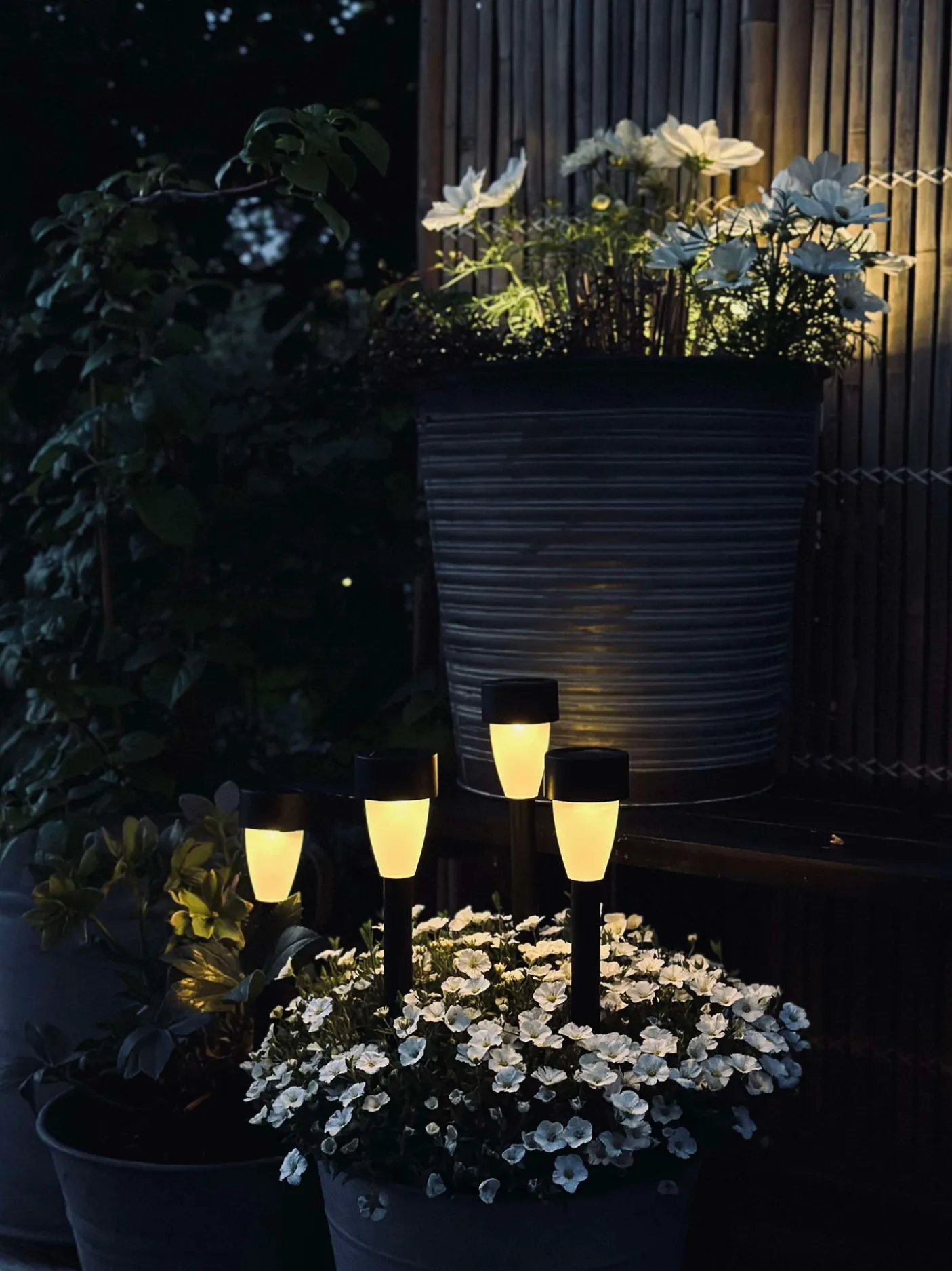 Fakkel med solceller – Sæt med 4 stk.