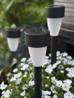 Fakkel med solceller – Sæt med 4 stk.