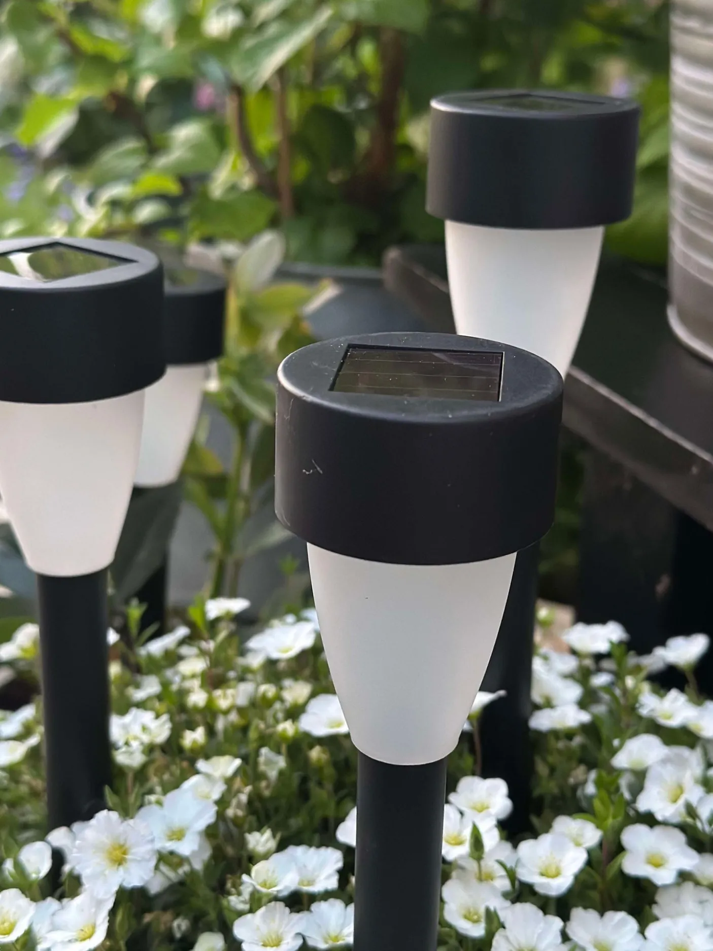 Fakkel med solceller – Sæt med 4 stk.