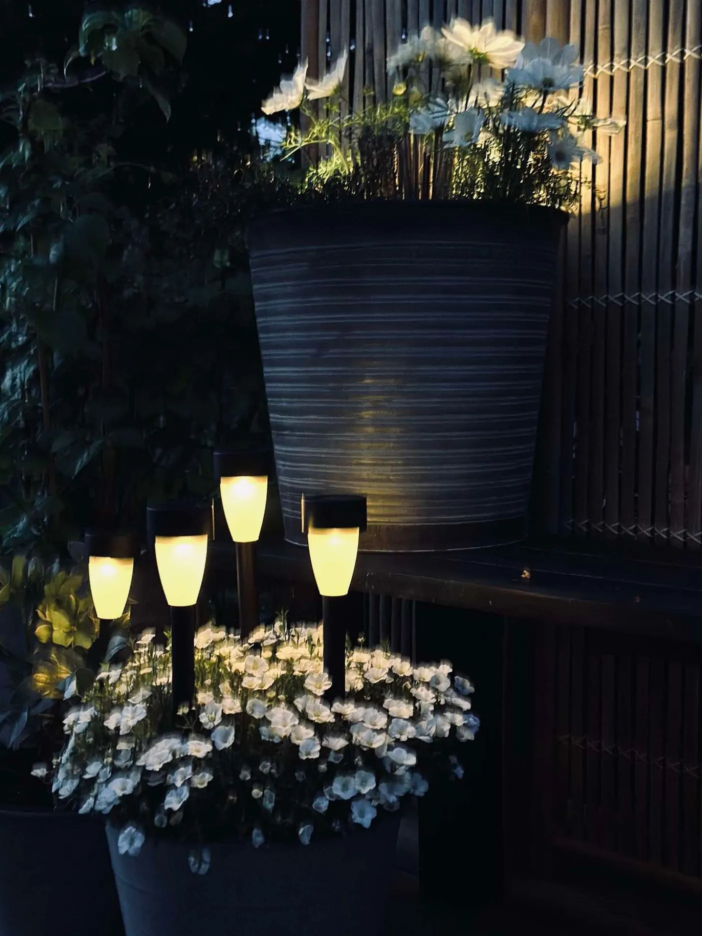 Fakkel med solceller – Sæt med 4 stk.