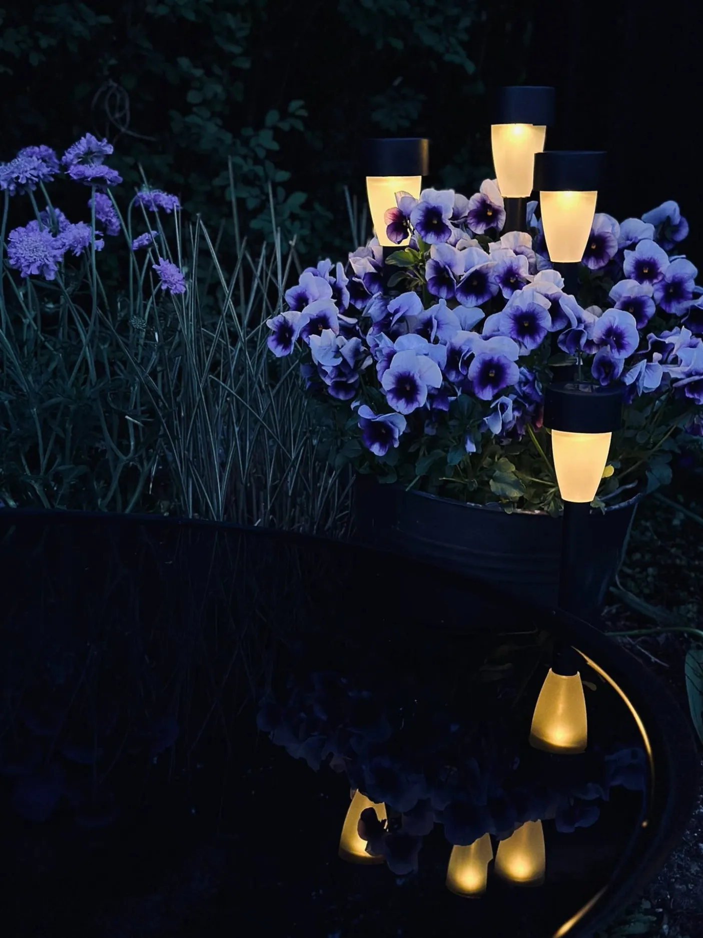 Fakkel med solceller – Sæt med 4 stk.