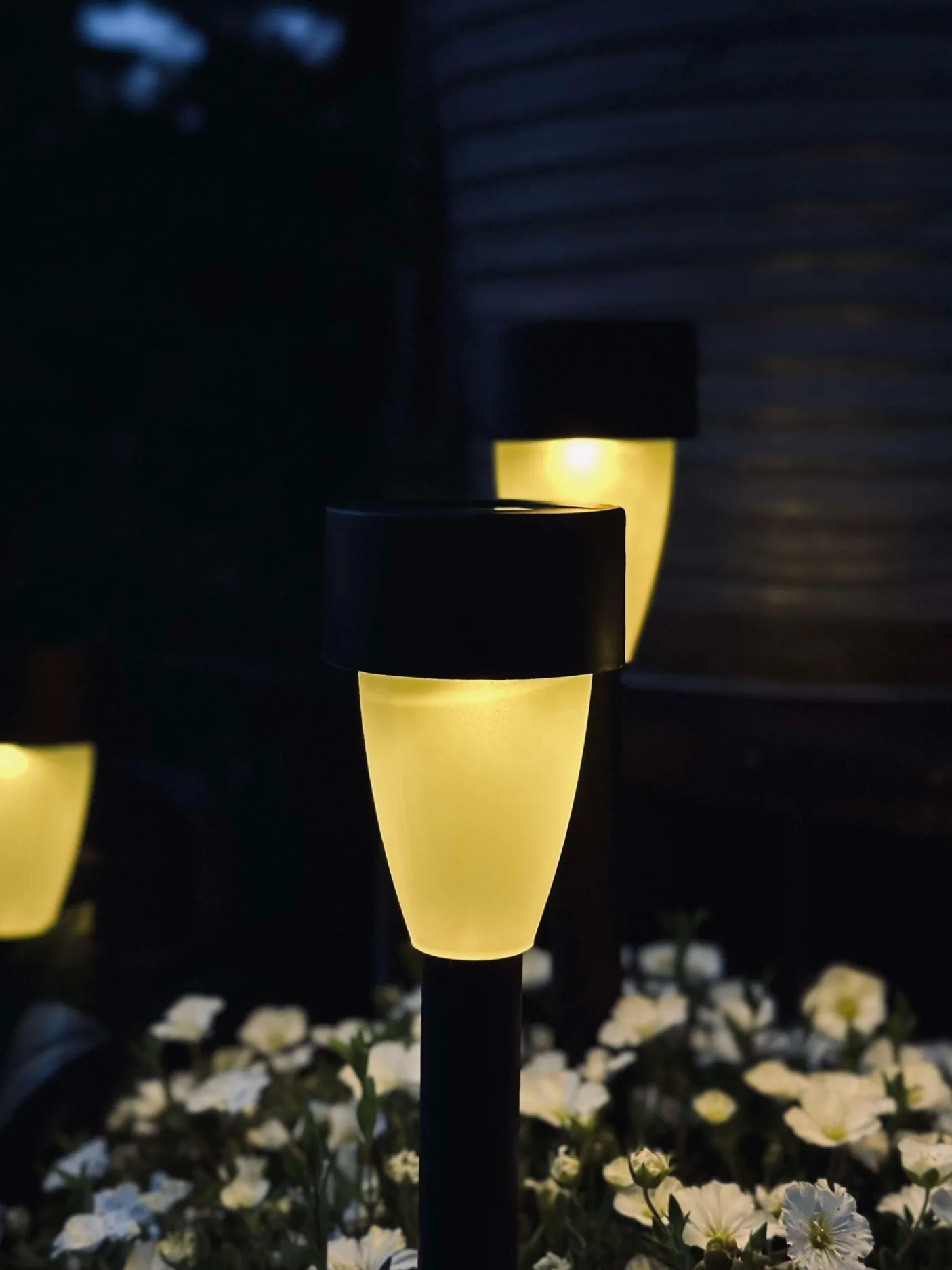 Fakkel med solceller – Sæt med 4 stk.