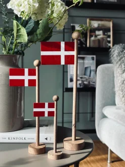 Flag Dannebrog wood - Flere størrelser
