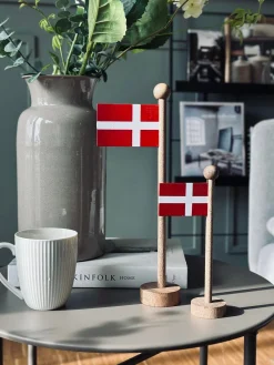 Flag Dannebrog wood - Flere størrelser