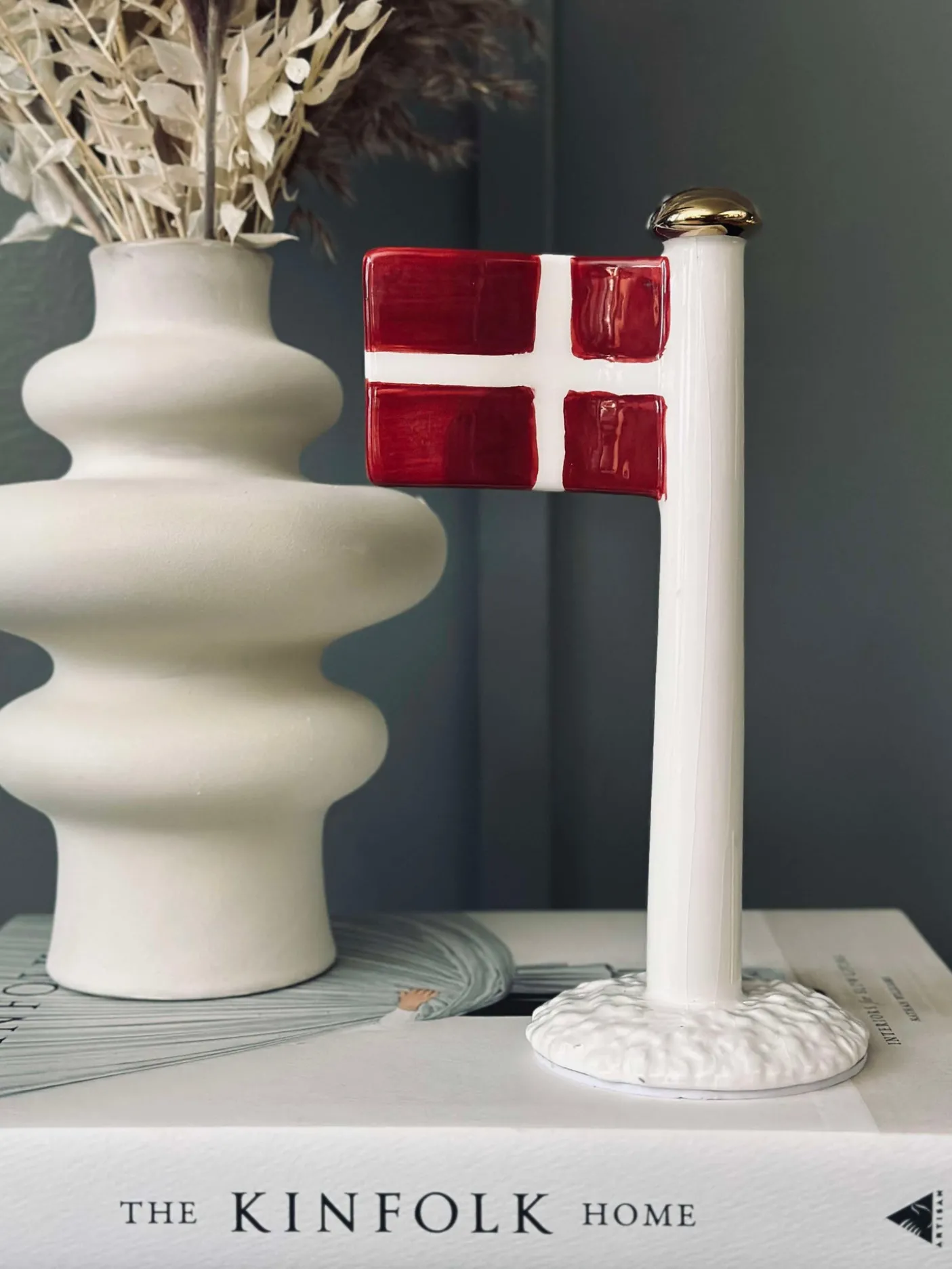 Flag keramik – Dannebrog