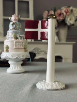 Flag keramik – Dannebrog