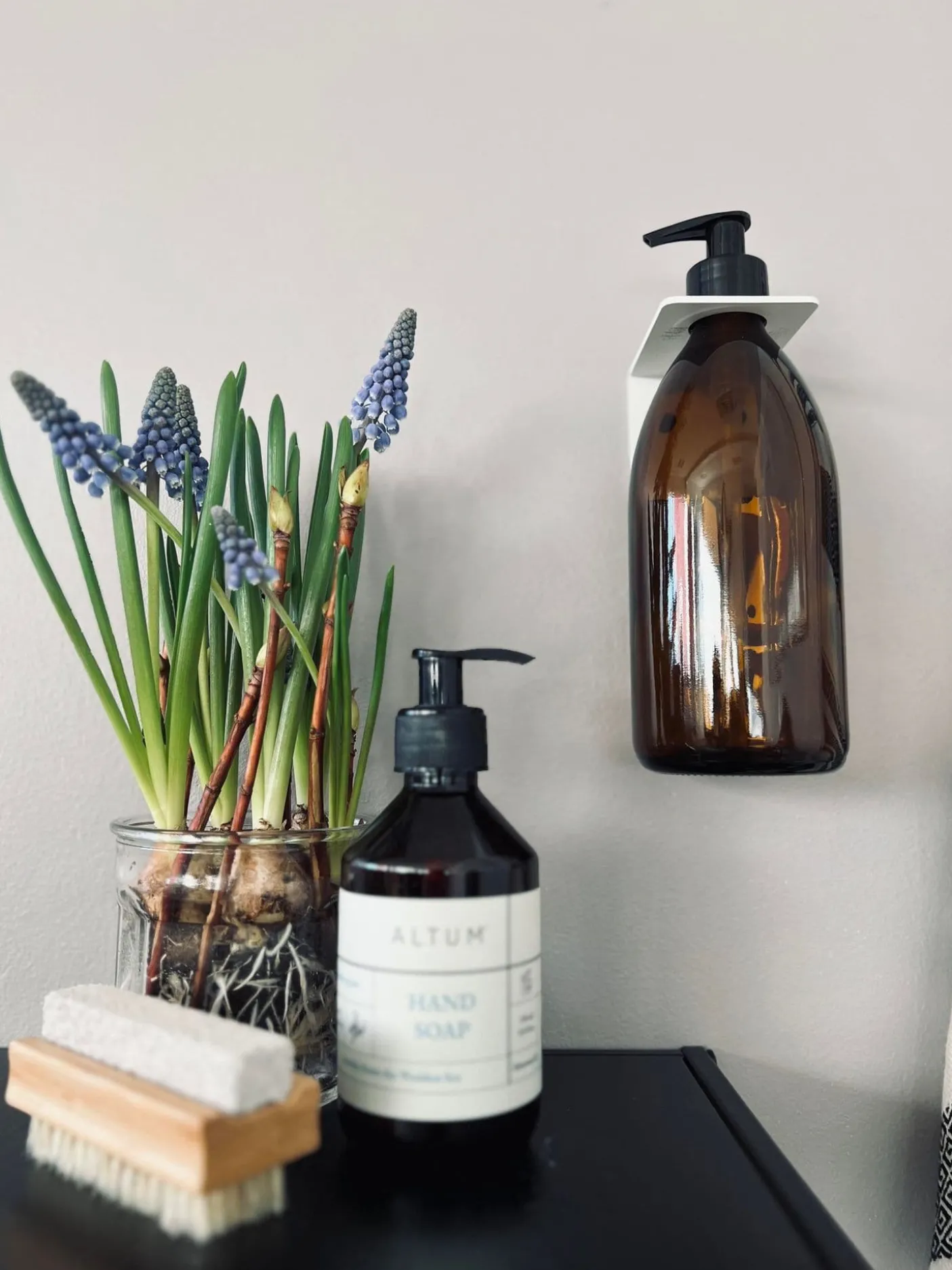 Flaskeholder - Hvid til 1. Flaske