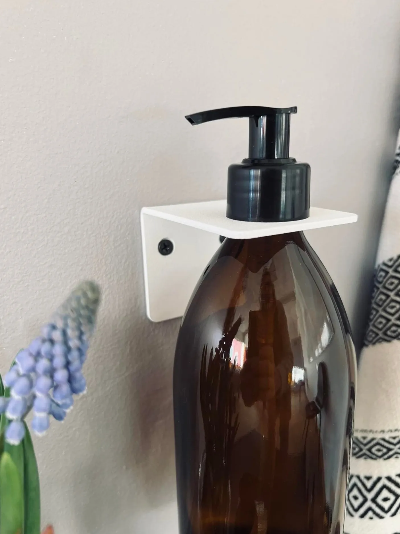 Flaskeholder - Hvid til 1. Flaske