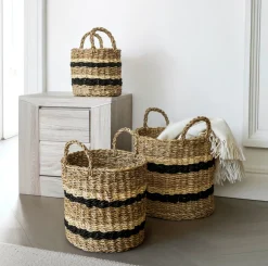 Fletkurve i søgræs med striber - Sæt 3 stk