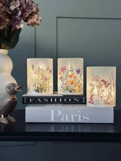 FLORA lys - Rosa / Gul