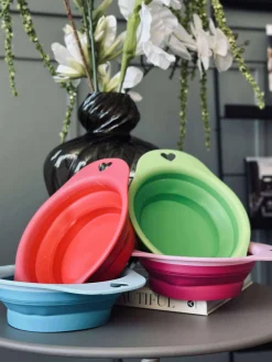 Foldbar Hundeskål - Colormix