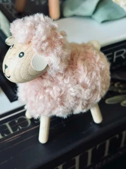 Får i træ med pels - Rosa