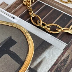 Gavesæt Mascha - Sæt med 2 armbånd forgyldt - Med smykkeskrin