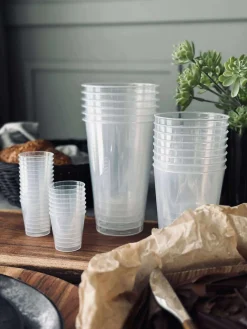 Genanvendelige ølglas 25 cl - 6stk.