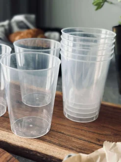 Genanvendelige ølglas 25 cl - 6stk.