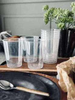 Genanvendelige ølglas 25 cl - 6stk.