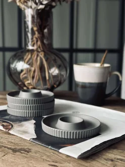 Æggebægre Melamin Taupe - Sæt med 4 stk.