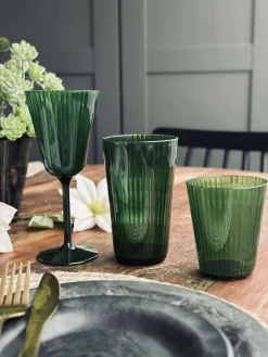 Glas Claire 300ml. Grøn - 2 stk.