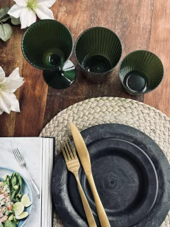 Glas Claire 300ml. Grøn - 2 stk.