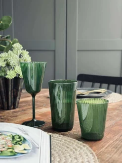 Glas Claire 500ml. Grøn - 2 stk.