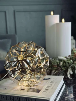 Glas ophæng med lys - Flere størrelser