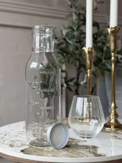 Glasflaske med Måleenheder - 1000 ml