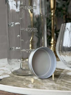 Glasflaske med Måleenheder - 1000 ml